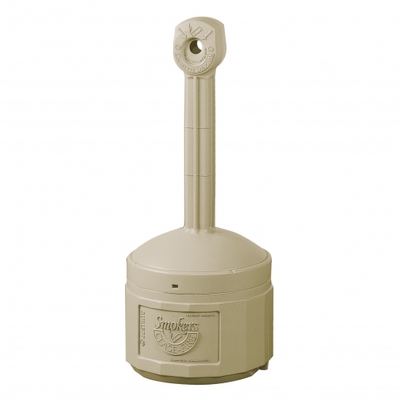 Justrite Aschenbecher Cease-Fire® Sicherheits Standascher, 15 Liter, beige