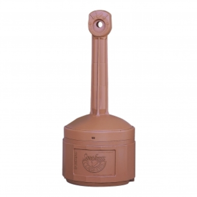 Justrite Aschenbecher Cease-Fire® Sicherheits Standascher, 15 Liter, terra cotta