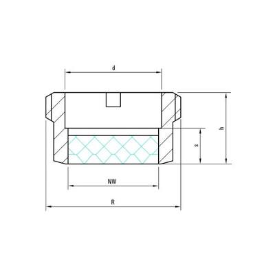 Ölstandsauge aus CS/NI G1 1/2"