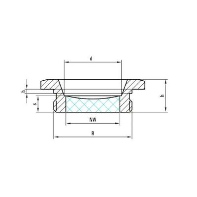 Ölstandsauge aus CS/NI G1 1/2"