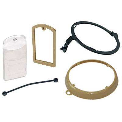 Oil Safe Behälter Label Set, beige