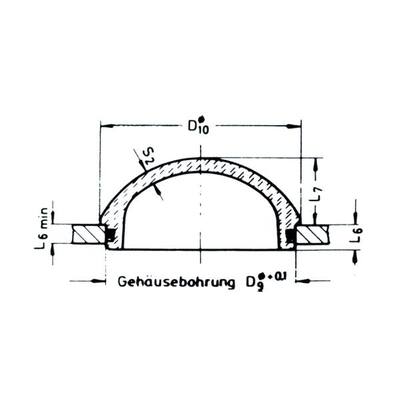 TEPRO-Ölumlaufanzeiger aus Makrolon, Gr. 38,1